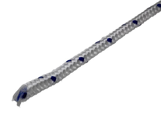 Mack 1014934 - pp gevlochten wit blauw bobijn4mm 50m | 5 stuks