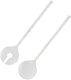 Westmark salade- serveerbestek, 2-delig, met luchtbelletjes, lengte: 27,5 cm, kunststof, bubbles, kleur: doorzichtig, 20922270