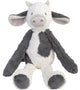 Happy horse koe casper knuffel 38cm - wit grijs - baby knuffel