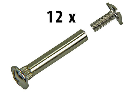 Mack 1013911 - 12 kastverbindingsschroeven verzinkt ø 5 mm 40-50 mm | 10 stuks