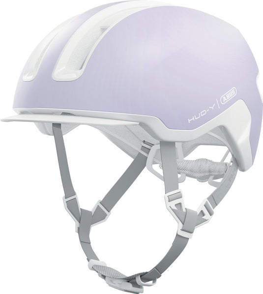 Abus fietshelm hud-y pure lavender m - 54-58 cm - paars - geschikt voor gebruik op elektrische fietsen - stadsfietsen - 300 g
