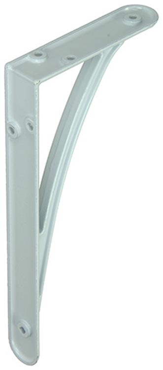 1015316 - versterkte konzool alu wit 175x100 mm | 6 stuks