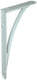 1015317 - versterkte konzool alu wit 250x125 mm | 6 stuks