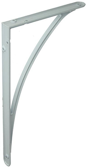1015319 - versterkte konzool alu wit 350x200 mm | 6 stuks