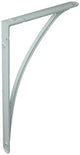 1015319 - versterkte konzool alu wit 350x200 mm | 6 stuks