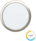 Eglo fueva 6 inbouwspot - led - ø 21.6 cm - grijs - instelbaar wit licht (warm, neutraal en daglicht)