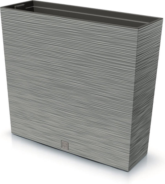 Prosperplast furu case tower - bloempot plantenbak met inzet - voor binnen en buiten - kleur beton (grijs)