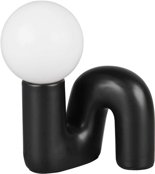 Rl live your light reality quinn - tafellamp - zwart - excl. 1x g9 3 w - snoerschakelaar