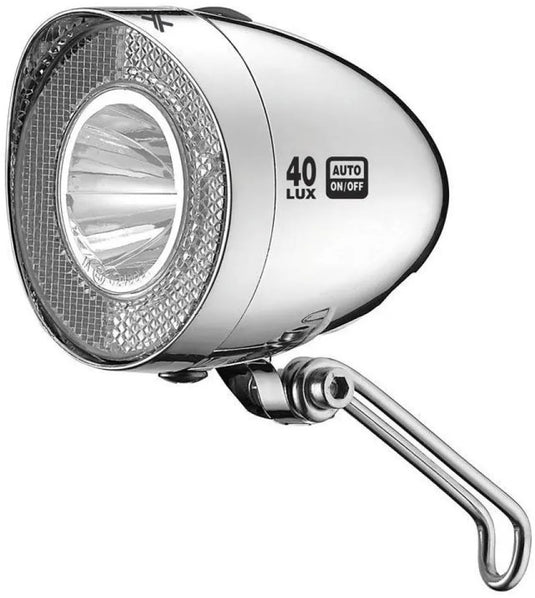 Xlc retro switch cl-d04 koplamp fiets – led – sensor dynamo – 40 lux