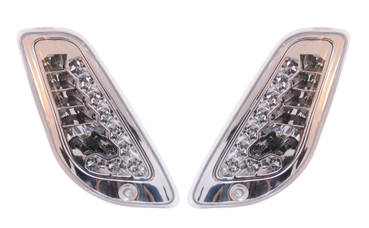 Edge knipperlichtset vespa lx-50 125 150 clear line led - links en rechts voor