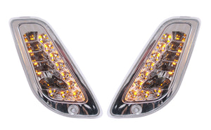 Edge knipperlichtset vespa lx-50 125 150 clear line led - links en rechts voor