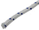 Mack 1013977 - pp gevlochten wit blauw streng8mm 15m | 5 stuks