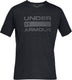Under armour ua team issue wordmark ss heren sportshirt - zwart