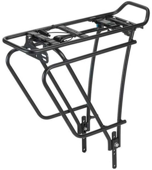Xlc rp-r11 bagagedrager - carry more - aluminium - zwart - 26 tot 28 inch