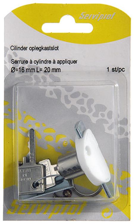 Afbeelding laden in galerijviewer, Mack 1014017 - cilinder oplegkastslot ø 16 mm l20 mm | 5 stuks
