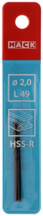 Afbeelding laden in galerijviewer, Mack 1018177 - universeelboor hss r ø 2,0 x 49 mm 2st | 5 stuks
