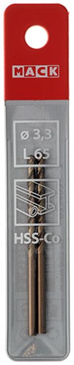 Afbeelding laden in galerijviewer, Mack 1018197 - metaalboor hss co5% din 338 ø 3,3 x 65 mm 2st | 5 stuks

