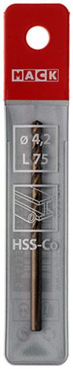 Afbeelding laden in galerijviewer, Mack 1018198 - metaalboor hss co5% din 338 ø 4,2 x 75 mm | 5 stuks
