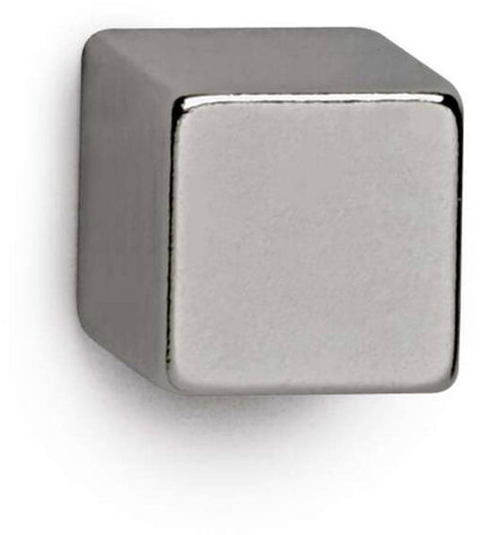 Maul magneet kubus 4 stuks 3,8 kg staal metaal neodymium 1 x 1 x 1 cm zilver