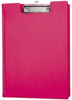 Maul klembordmap a4 staand formaat karton folie pink