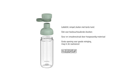 Mepal waterfles vita 900ml - vivid blue