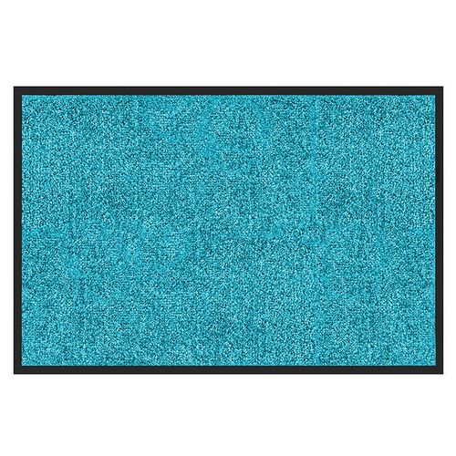 Droogloopmat color your life rhine turquoise