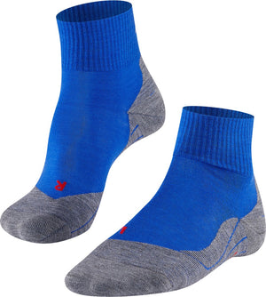 Falke tk5 short anti-blaar dun wol functioneel materiaal wandelsokken heren blauw - maat 39-41