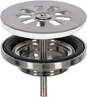 Differnz afvoerplug - mat chroom
