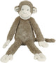 Happy horse aap mickey knuffel 32cm - bruin - baby knuffel