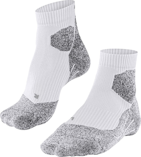 Falke ru trail hardloopsokken anti blaren, lichte padding functioneel garen sportsokken dames wit - maat 41-42