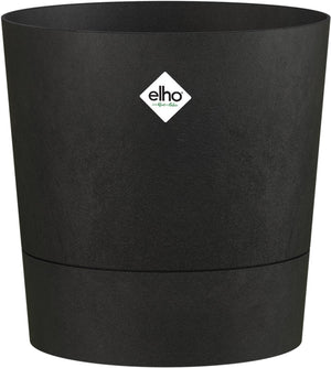 Elho foss rond 30cm - bloempot voor binnen - 100% gerecycled plastic - ø 29.5 x h 29.1 - living black