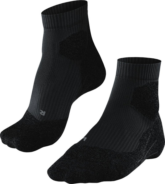 Falke ru trail anti-blaar functioneel materiaal hardloopsokken heren zwart - maat 42-43