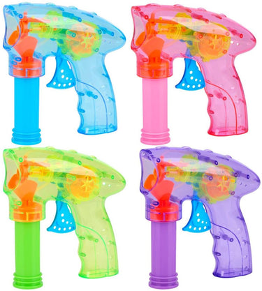 Eddy toys bellenpistool met licht en geluid – inclusief bellenvloeistof - assorti