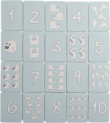 Scrunch speelkaarten - blauw - opvouwbaar - recycleerbaar