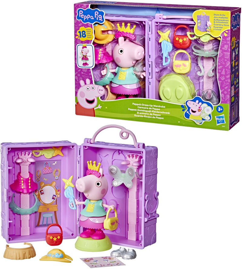 Chargez l'image dans la visionneuse de la galerie, Hasbro peppa pig kledingkast speelset
