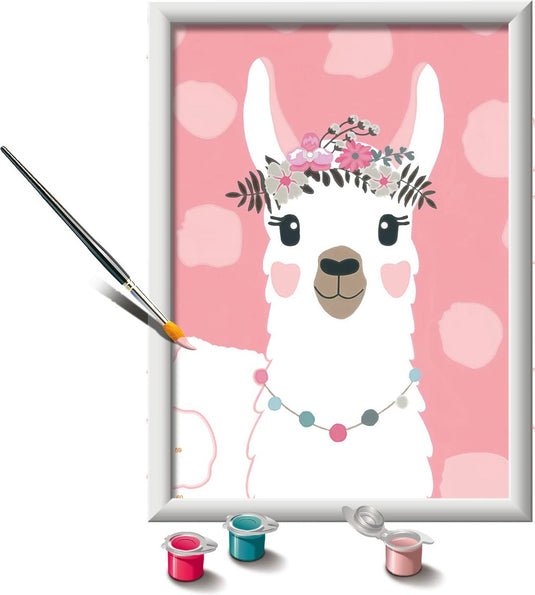 Ravensburger creart no drama llama set kleuren op nummer