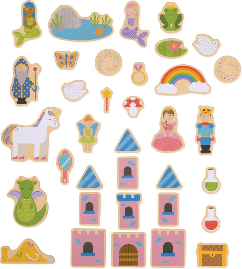 Afbeelding laden in galerijviewer, Bigjigs fantasy magneten, 35dlg.

