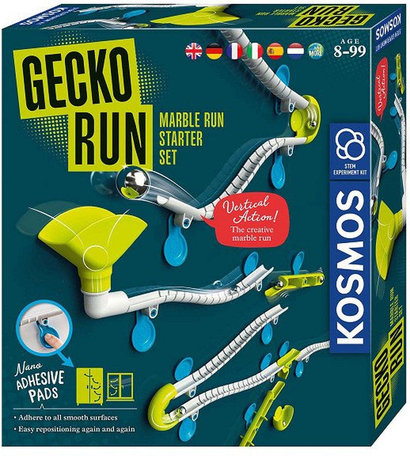 Chargez l'image dans la visionneuse de la galerie, Kosmos gecko run – knikkerbaan - starter set - marble run - verticale knikkerbaan met kleefpads voor gladde oppervlakken
