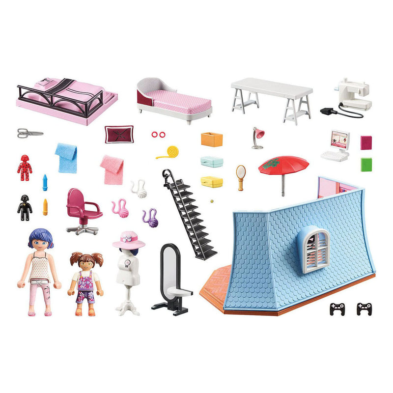 ギャラリービューアに画像をロードする, Playmobil miraculous marinettes loft - 71335
