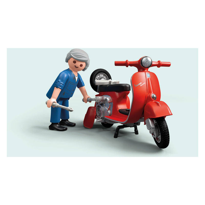Afbeelding laden in galerijviewer, Playmobil 60s vespa garage - 71621
