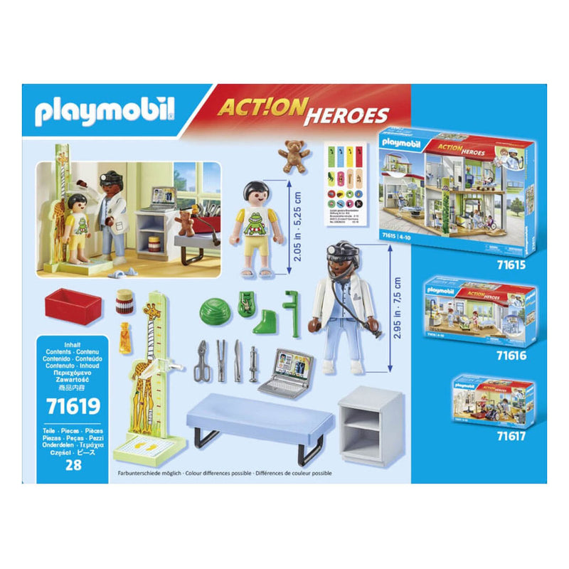 Afbeelding laden in galerijviewer, Playmobil action heroes kinderarts met ttddybeer - 71620
