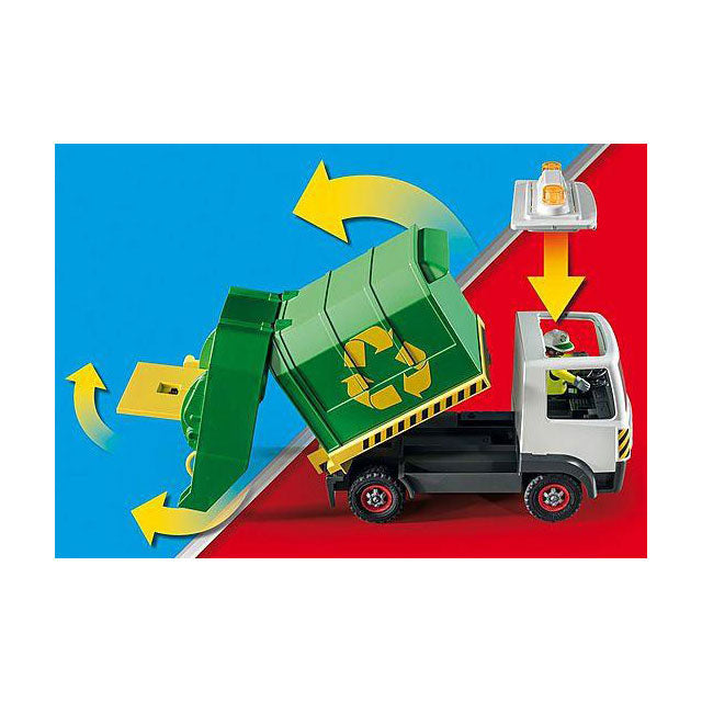 Afbeelding laden in galerijviewer, Playmobil city life recycling vuilniswagen - 71235

