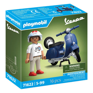 Playmobil 1969 vespa 150 sprint veloce blauw - 71623