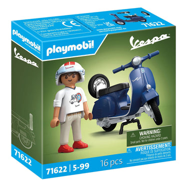 Playmobil 1969 vespa 150 sprint veloce blauw - 71623