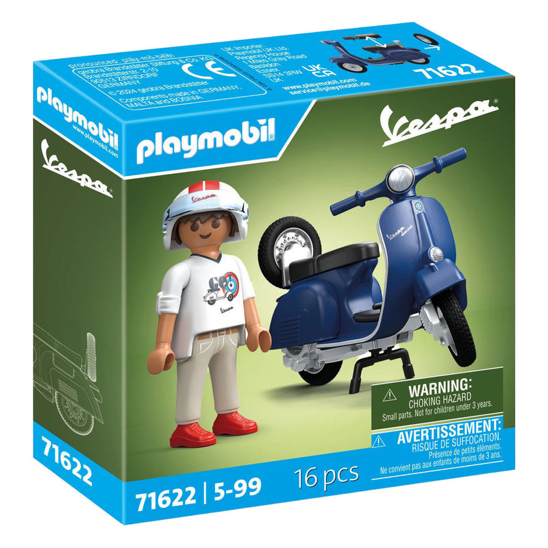ギャラリービューアに画像をロードする, Playmobil 1969 vespa 150 sprint veloce blauw - 71623
