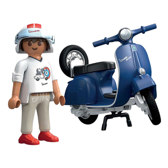 Playmobil 1969 vespa 150 sprint veloce blauw - 71623