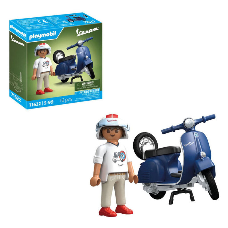 ギャラリービューアに画像をロードする, Playmobil 1969 vespa 150 sprint veloce blauw - 71623

