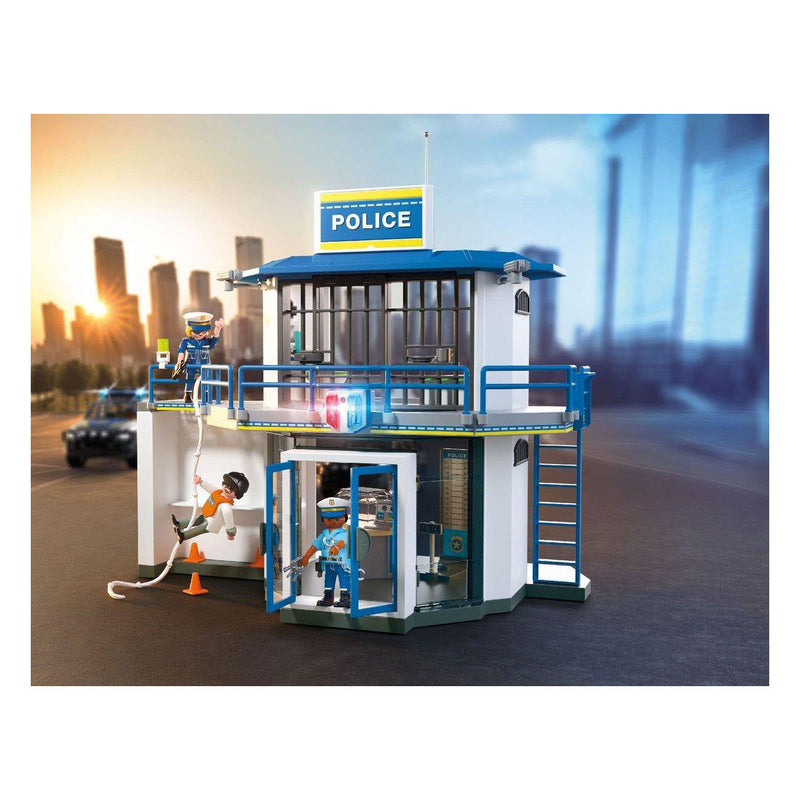 Afbeelding laden in galerijviewer, Playmobil city action politiebureau met onderzoeksruimte - 71875
