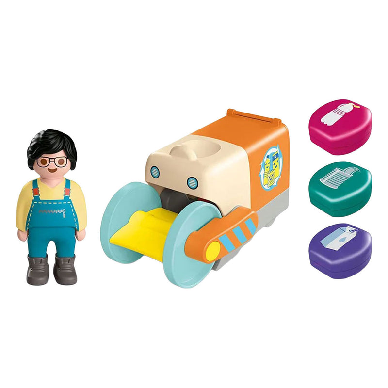 ギャラリービューアに画像をロードする, Playmobil junior duw- en grijpvuilniswagen - 71774
