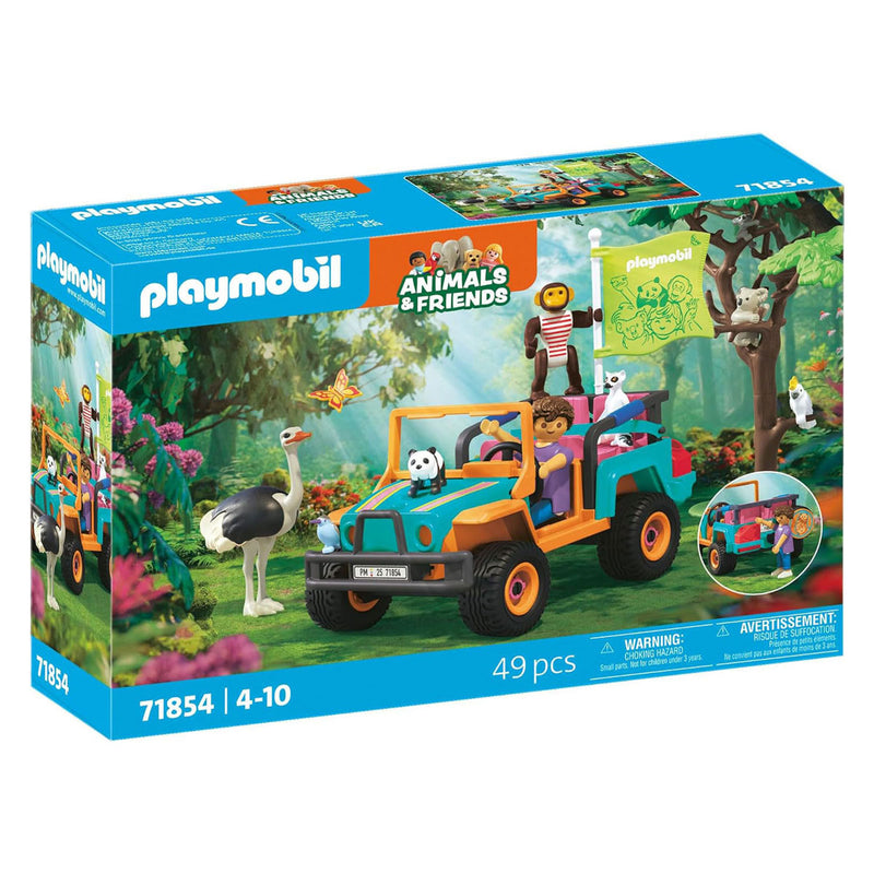 Afbeelding laden in galerijviewer, Playmobil animals friends kleurrijke terreinwagen - 71855
